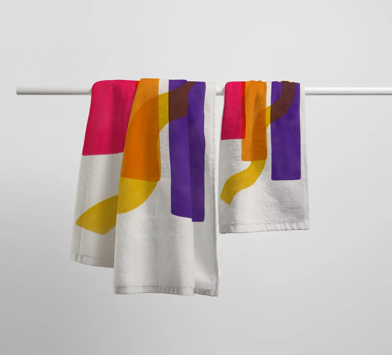 Structured Softness - Flow Form Series Handtuch von SMPLE