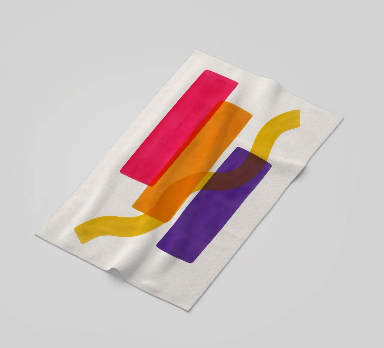 Structured Softness - Flow Form Series Strandtuch von SMPLE