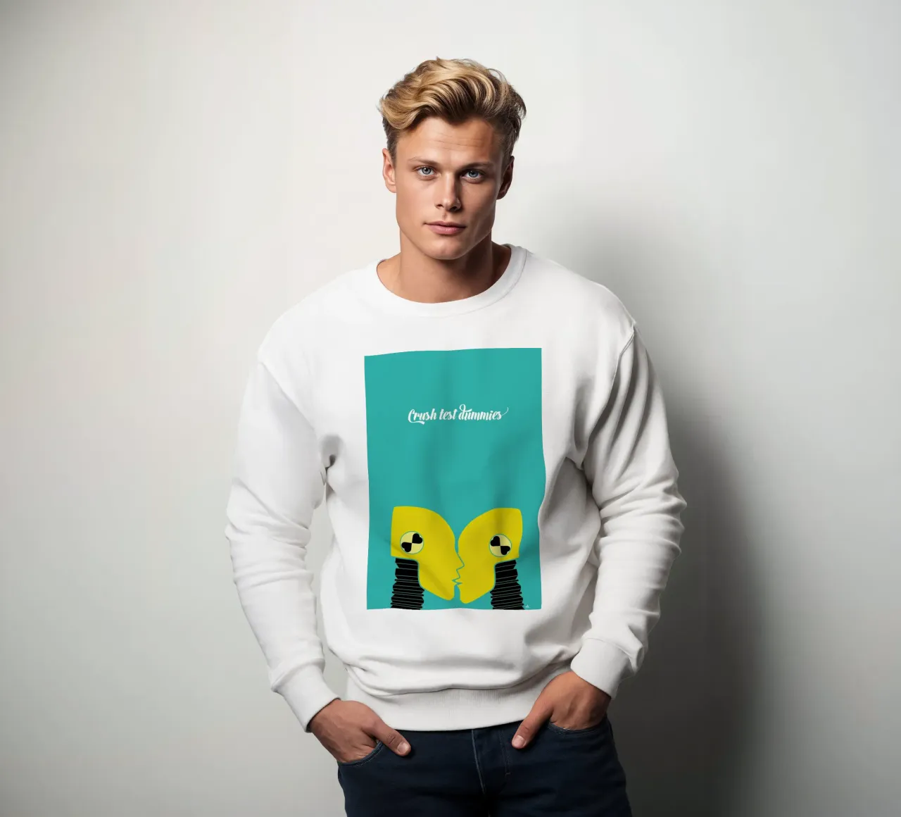 Crush test dummies sweatshirt van Viktor Hertz