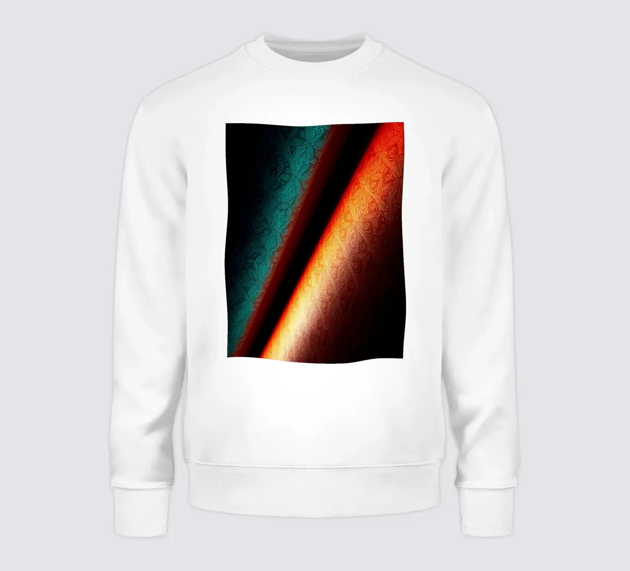 Vibrant abstract colorful patterns and creative gradients sweatshirt by DesignDoodle