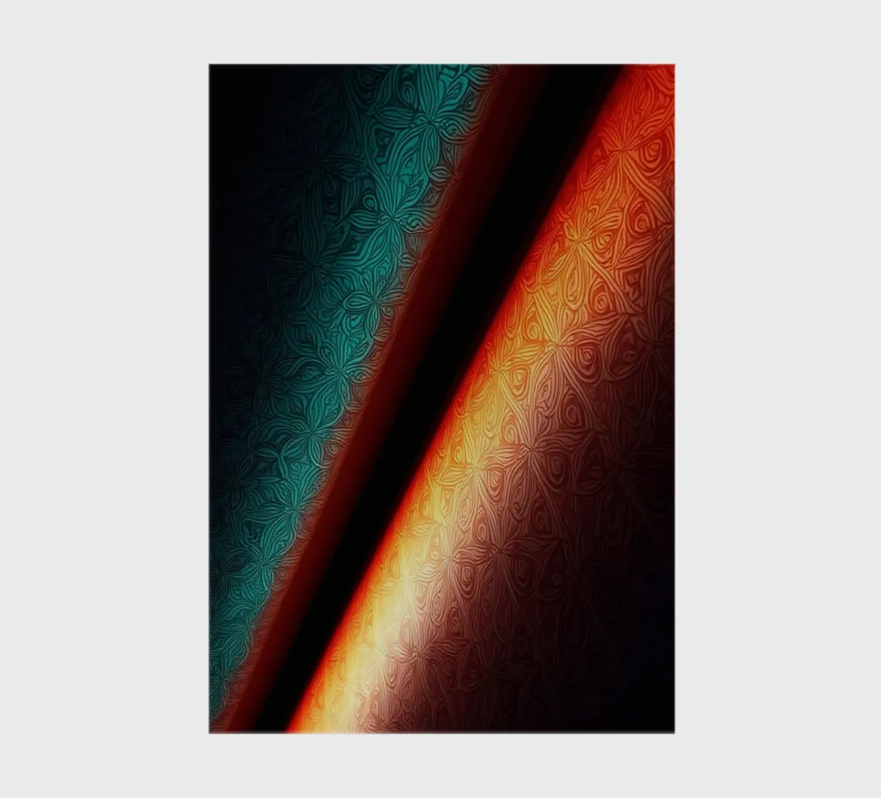 Vibrant abstract colorful patterns and creative gradients notebook by DesignDoodle