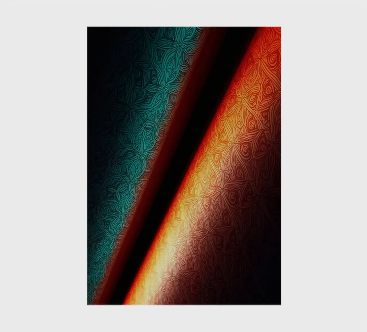 Vibrant abstract colorful patterns and creative gradients notebook by DesignDoodle