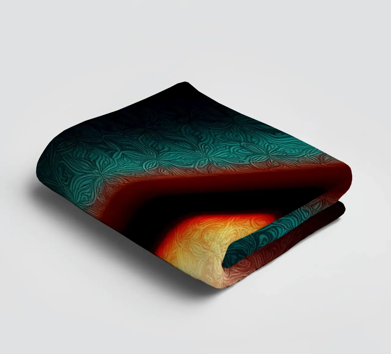Vibrant abstract colorful patterns and creative gradients towel by DesignDoodle