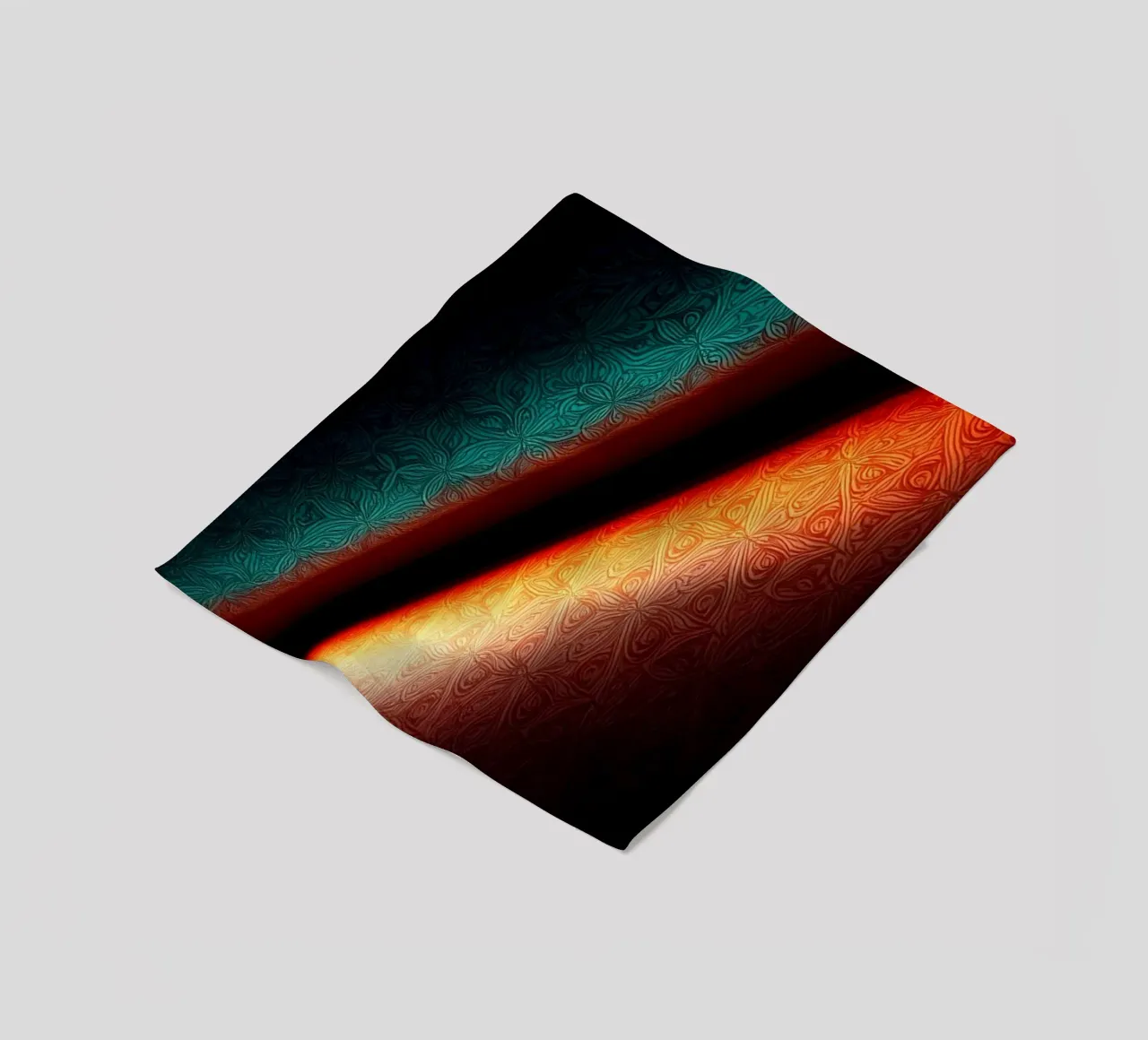 Vibrant abstract colorful patterns and creative gradients fleece blanket by DesignDoodle