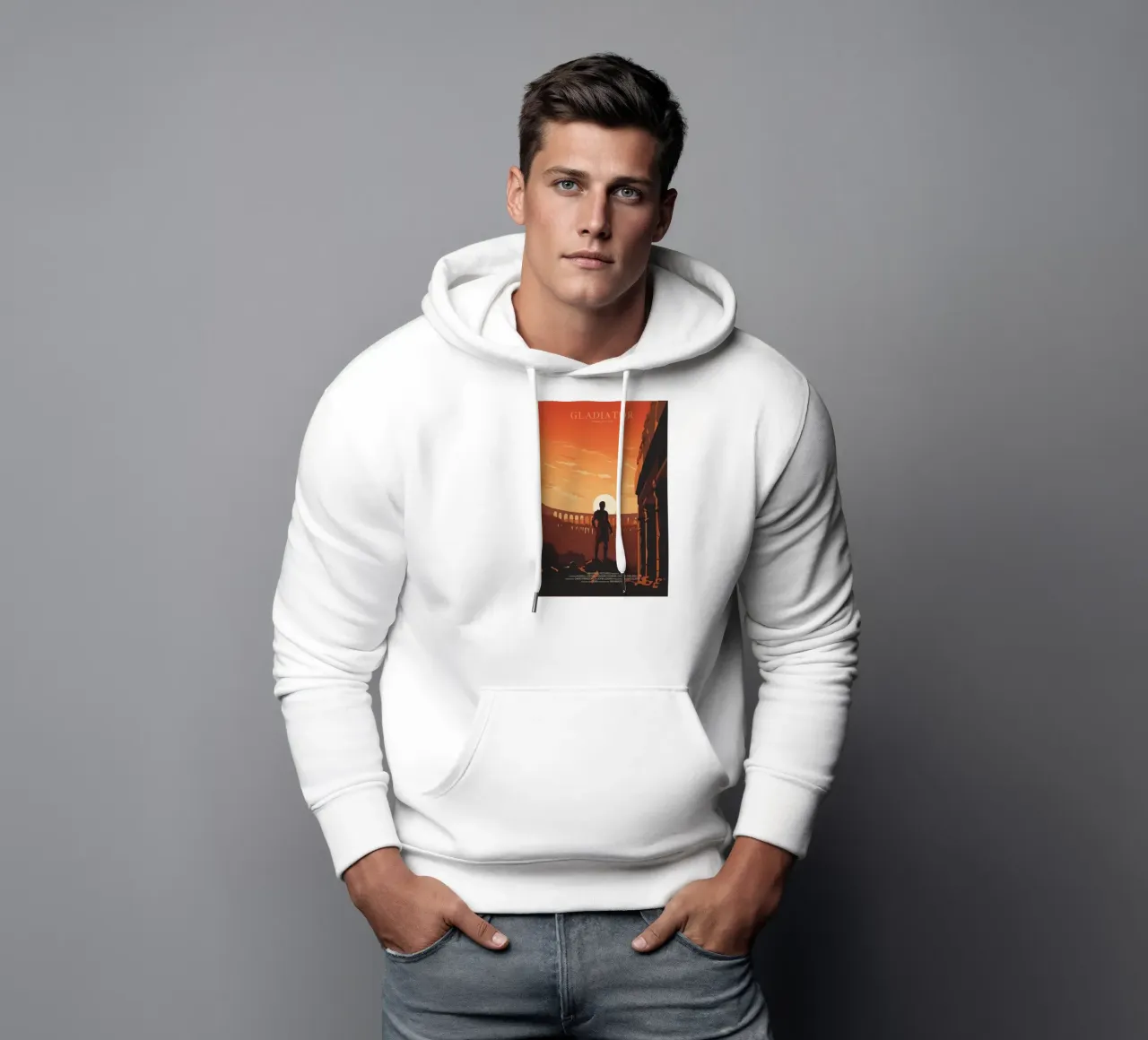 Gladiator felpa con cappuccio da Attaboy Dsgn