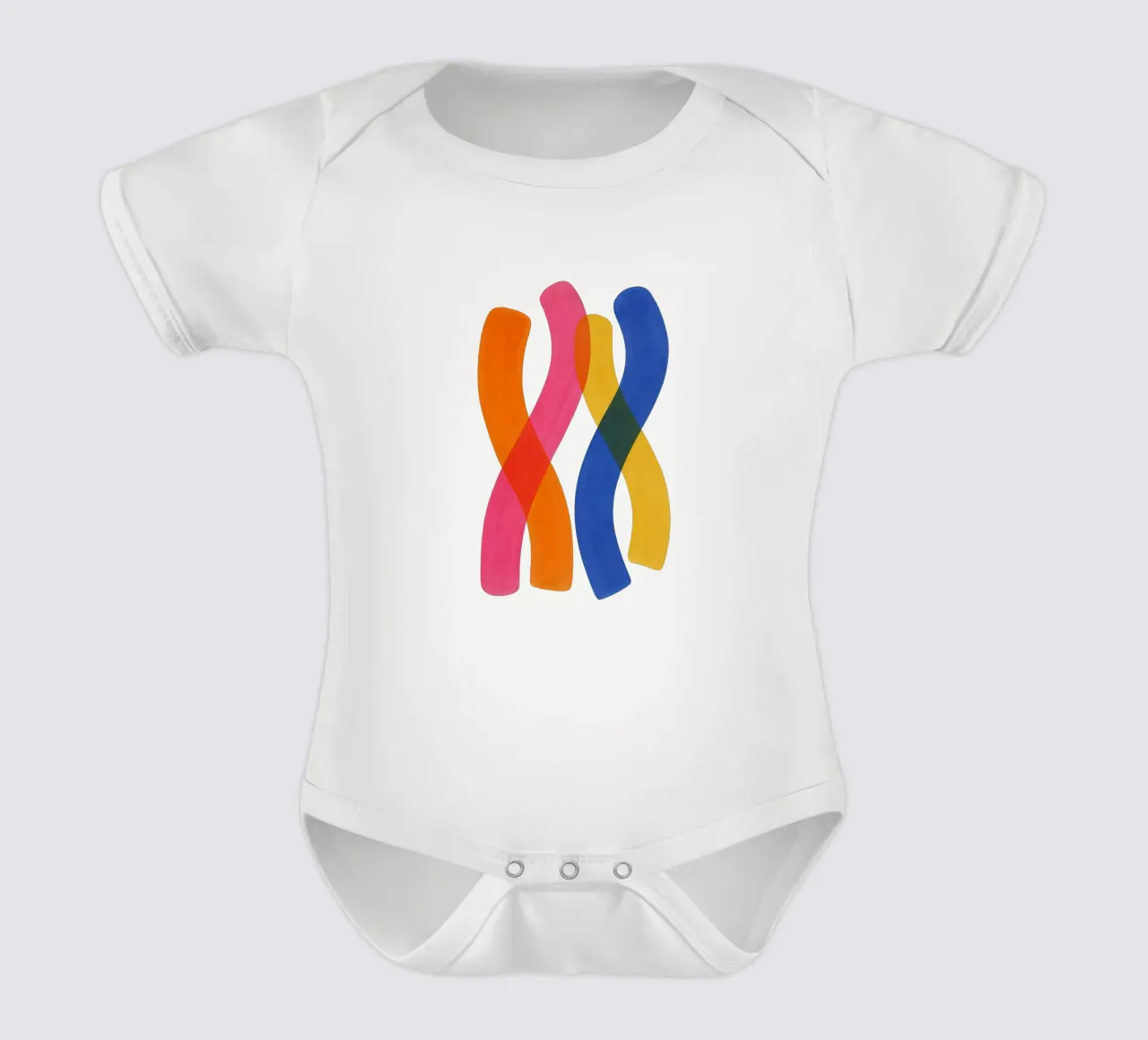 Twisted Spectrum - Flow Form Series body neonato maniche corte da SMPLE