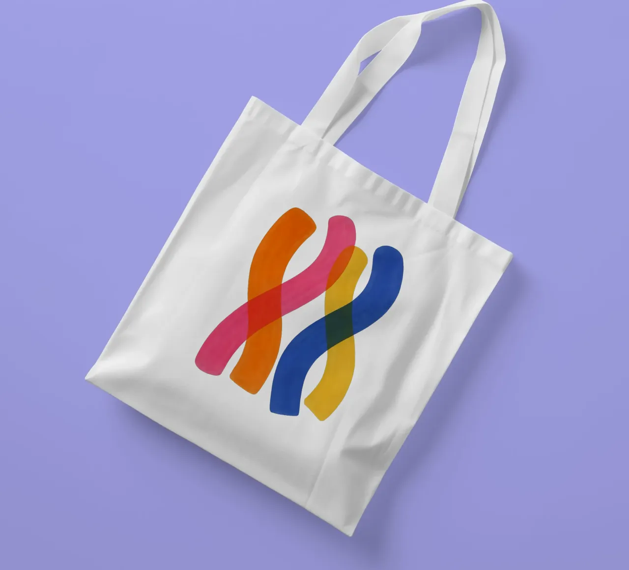 Twisted Spectrum - Flow Form Series borsa in juta da SMPLE