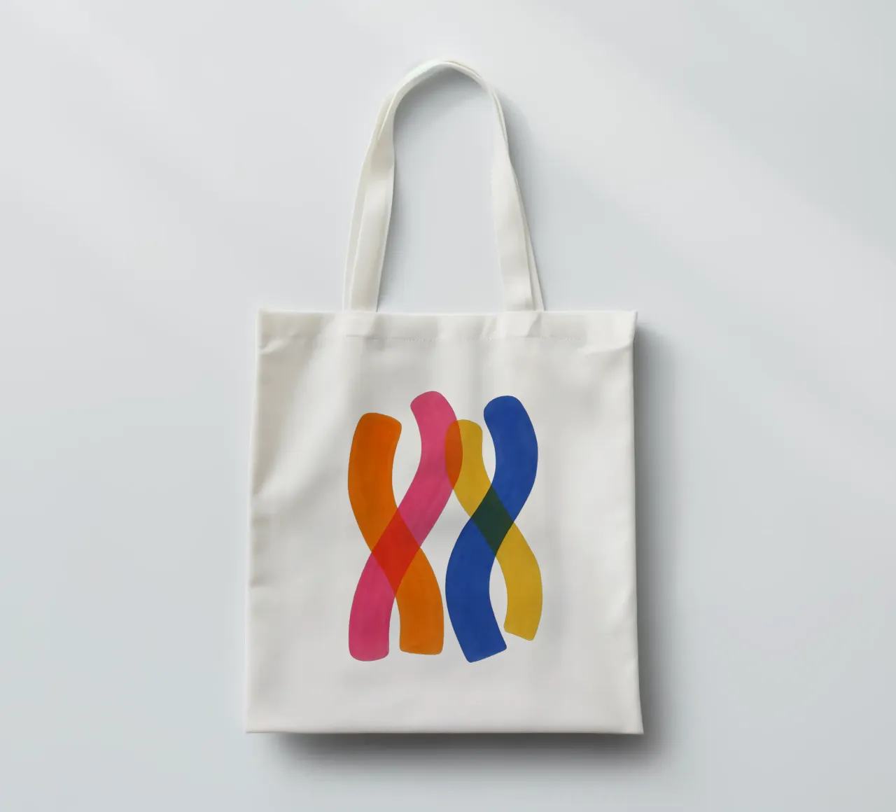 Twisted Spectrum - Flow Form Series borsa in juta da SMPLE