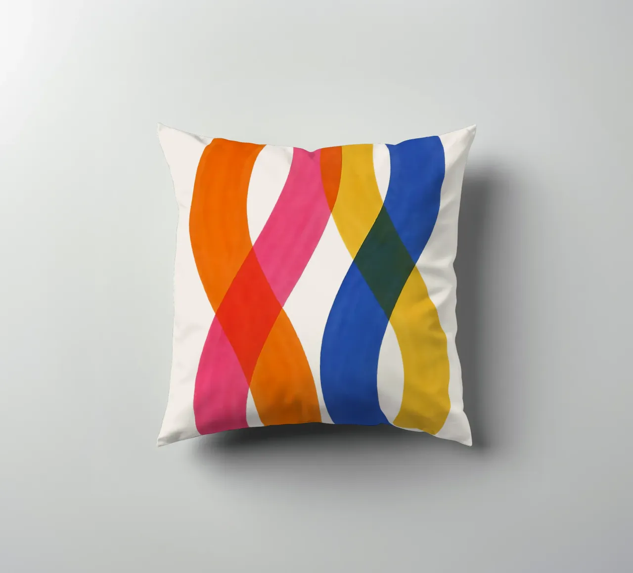 Twisted Spectrum - Flow Form Series Kissen von SMPLE