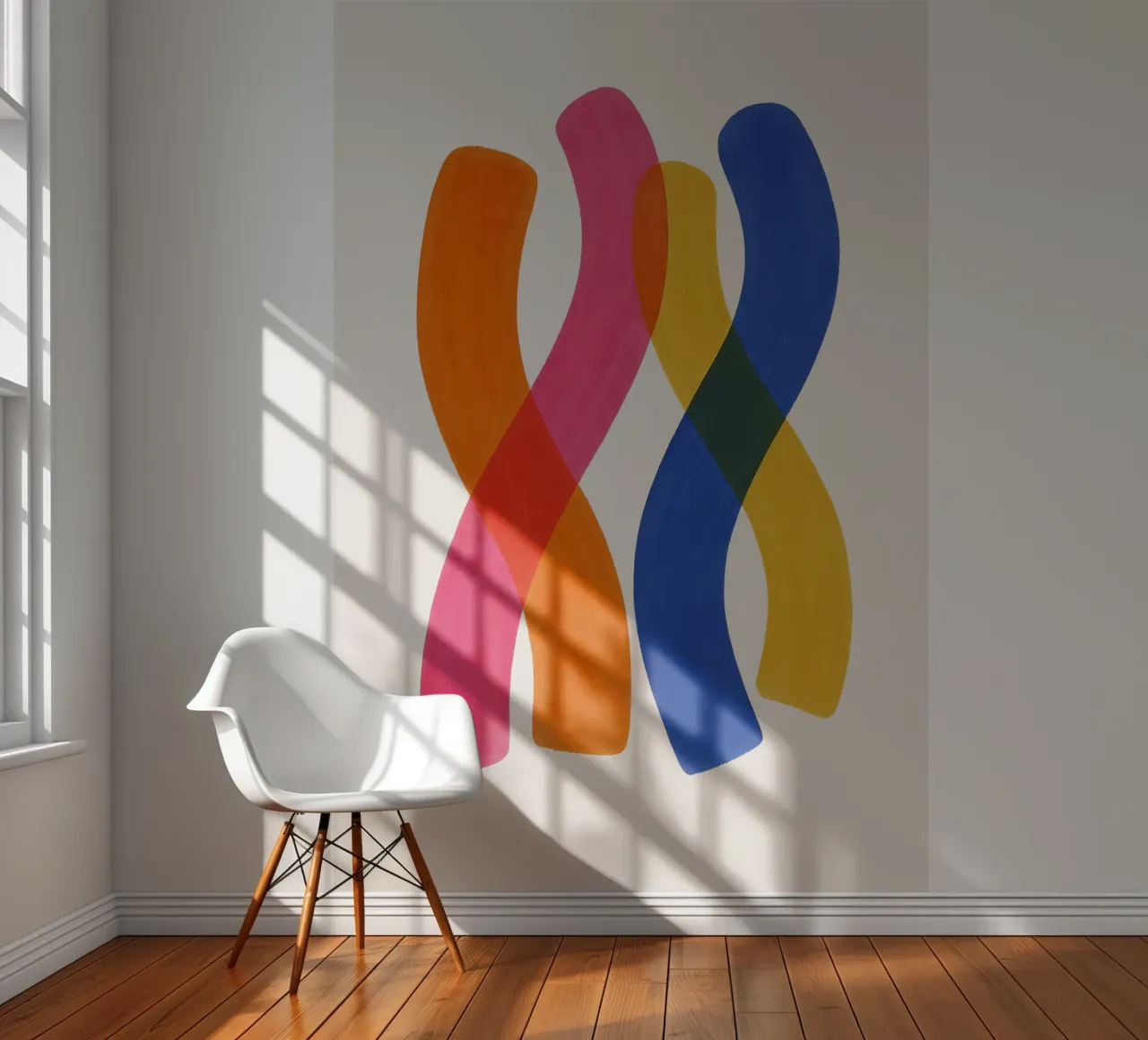 Twisted Spectrum - Flow Form Series papel para pared de SMPLE