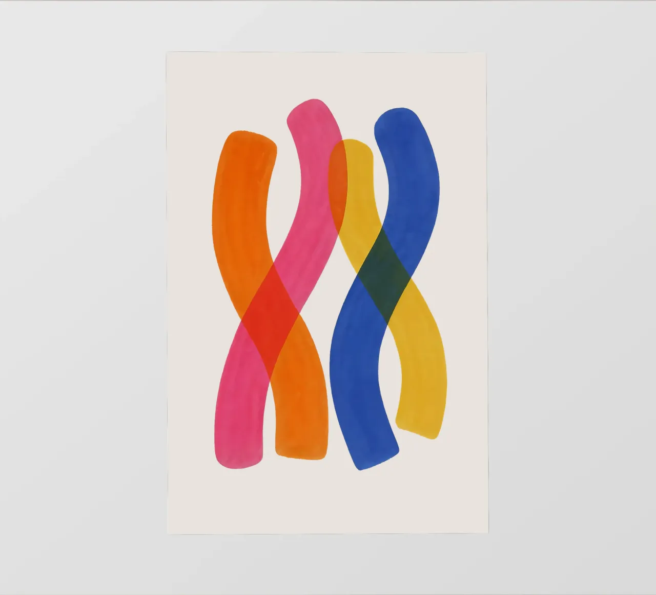 Twisted Spectrum - Flow Form Series papel para pared de SMPLE
