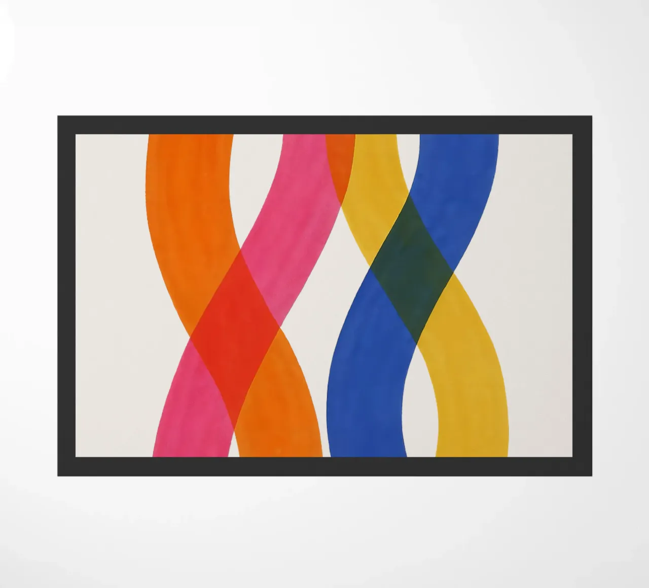 Twisted Spectrum - Flow Form Series doormat by SMPLE