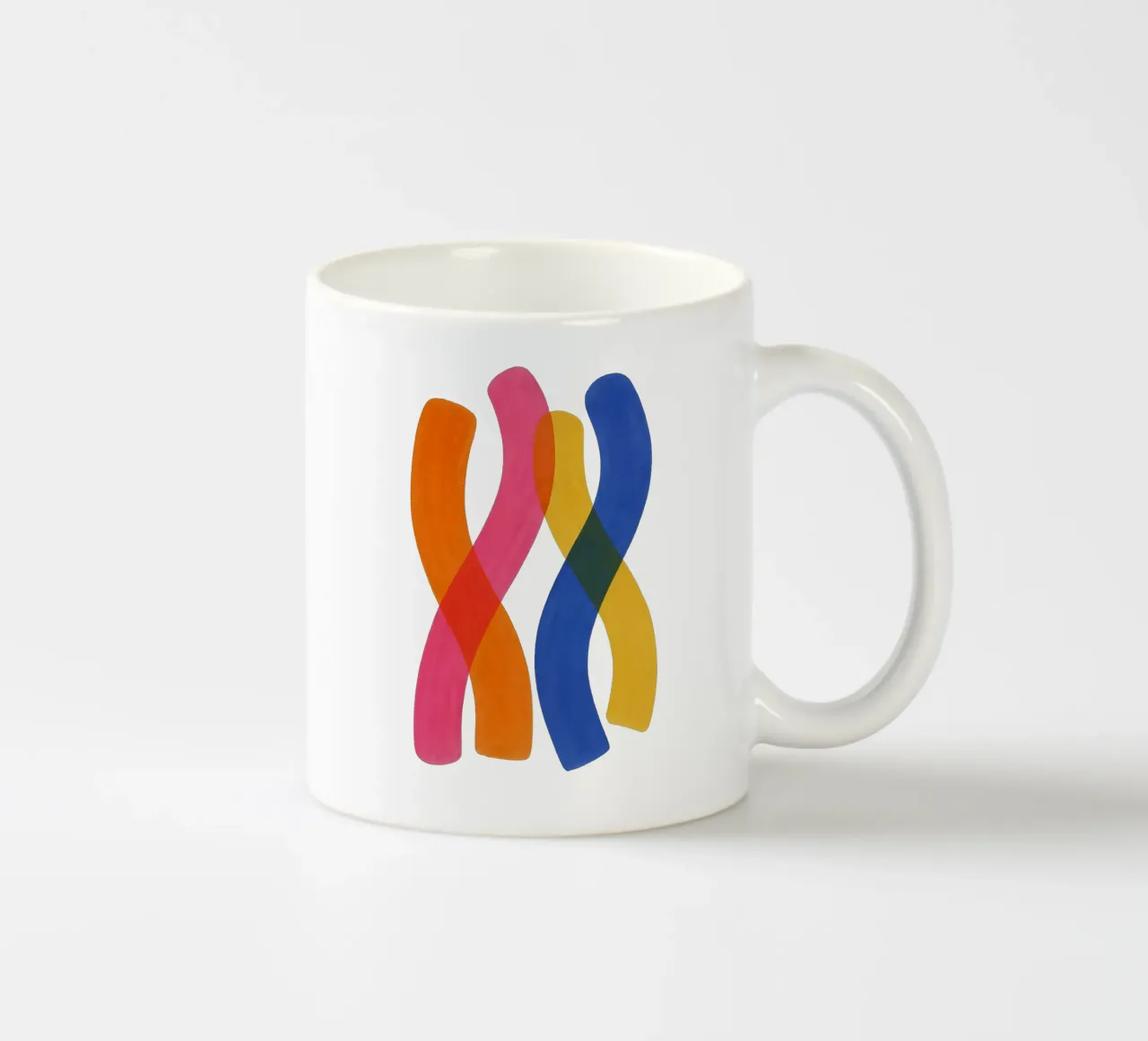 Twisted Spectrum - Flow Form Series Keramik Tasse von SMPLE