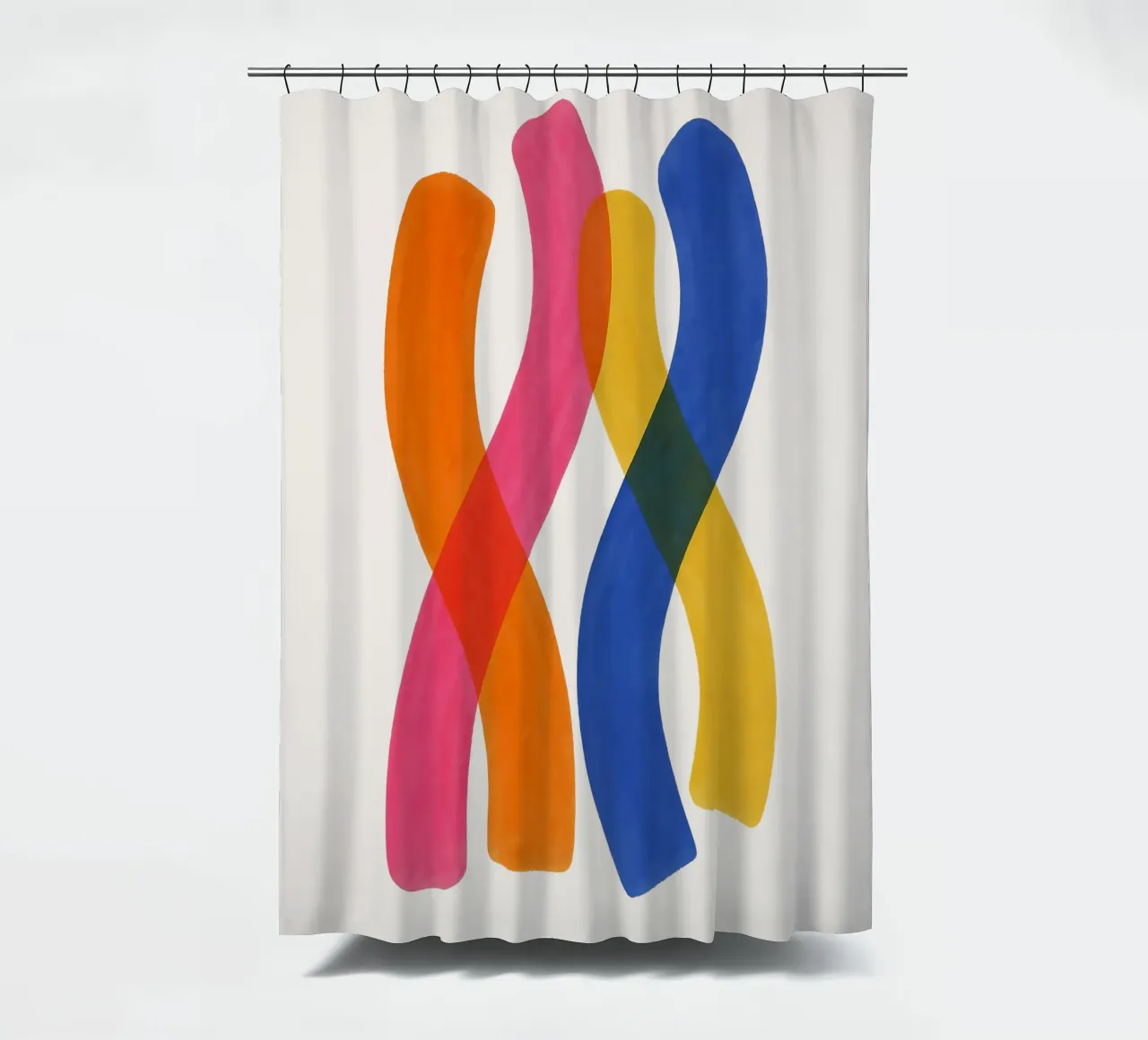 Twisted Spectrum - Flow Form Series Duschvorhang von SMPLE