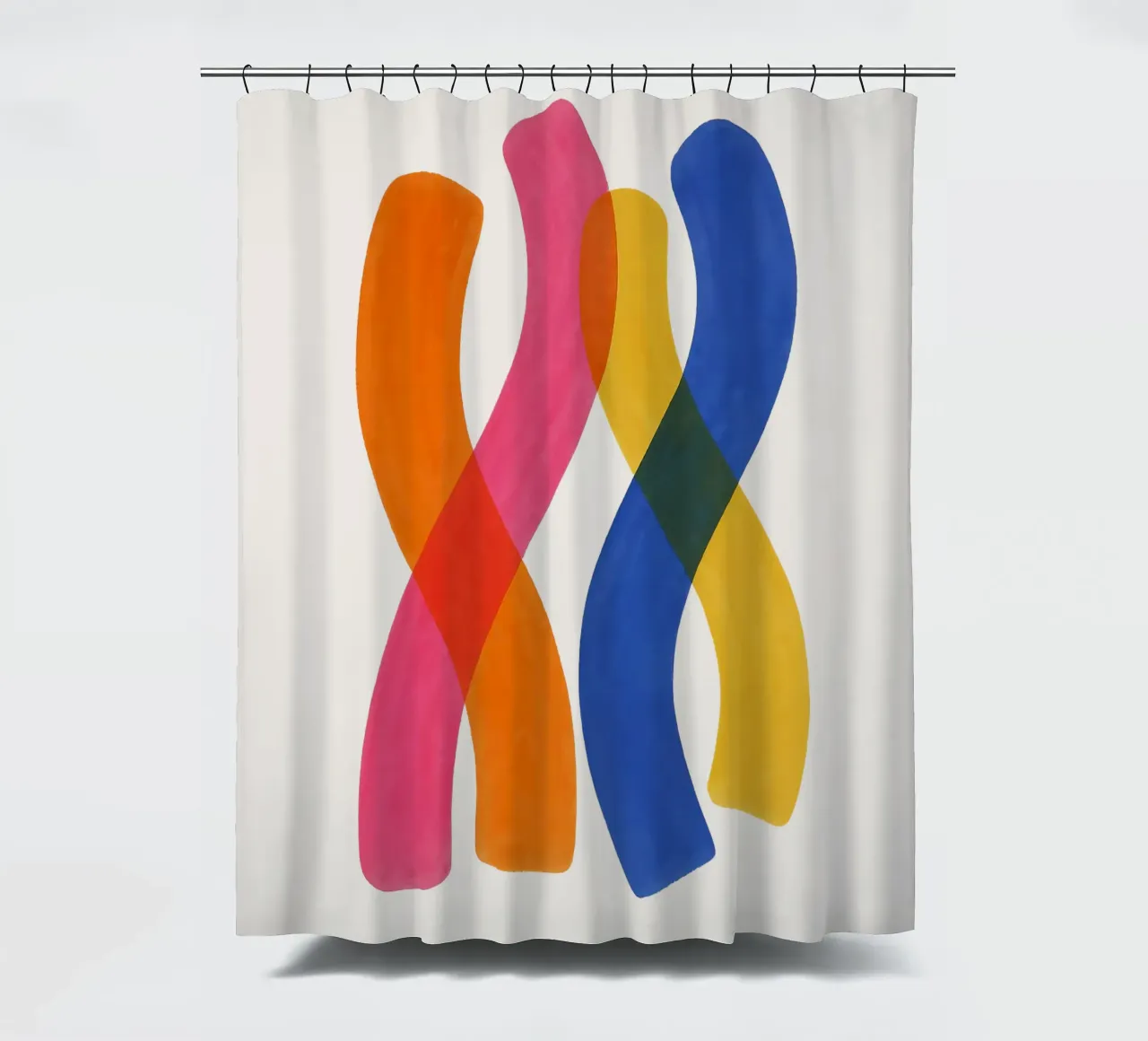 Twisted Spectrum - Flow Form Series Duschvorhang von SMPLE