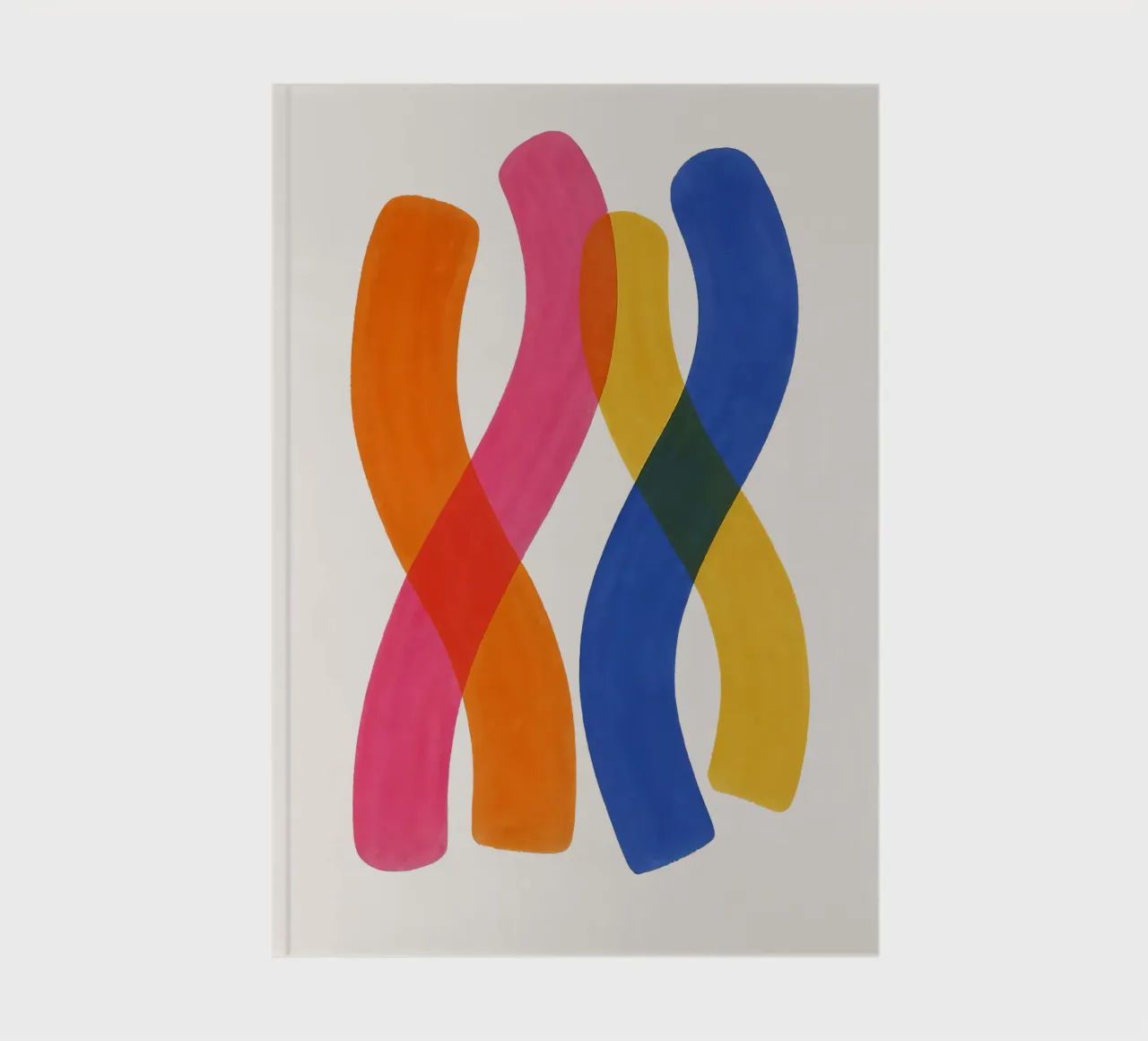 Twisted Spectrum - Flow Form Series Notizbuch von SMPLE
