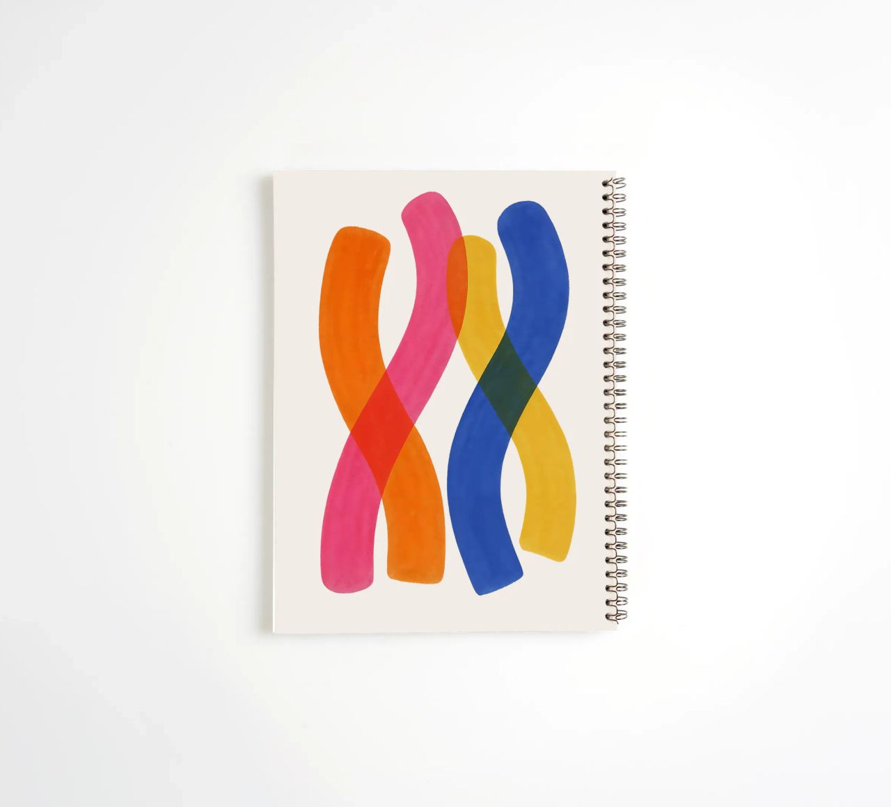 Twisted Spectrum - Flow Form Series spiral notebook by SMPLE