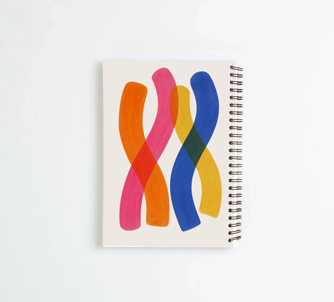 Twisted Spectrum - Flow Form Series spiral notebook by SMPLE