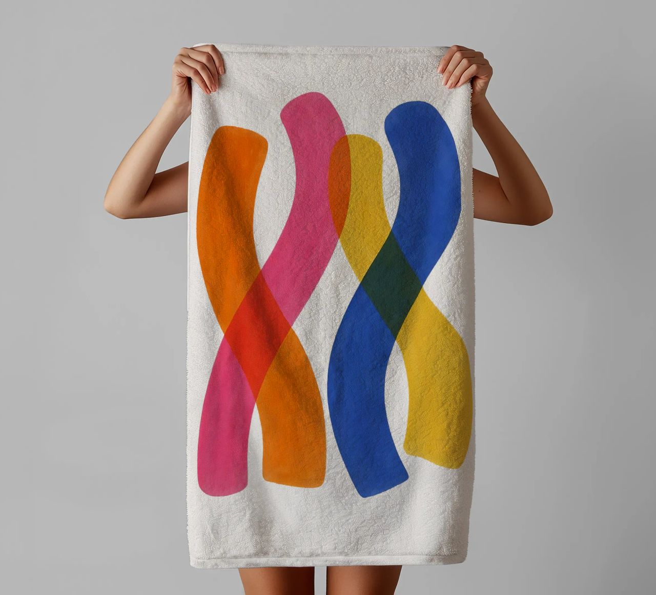 Twisted Spectrum - Flow Form Series toalla de baño de SMPLE