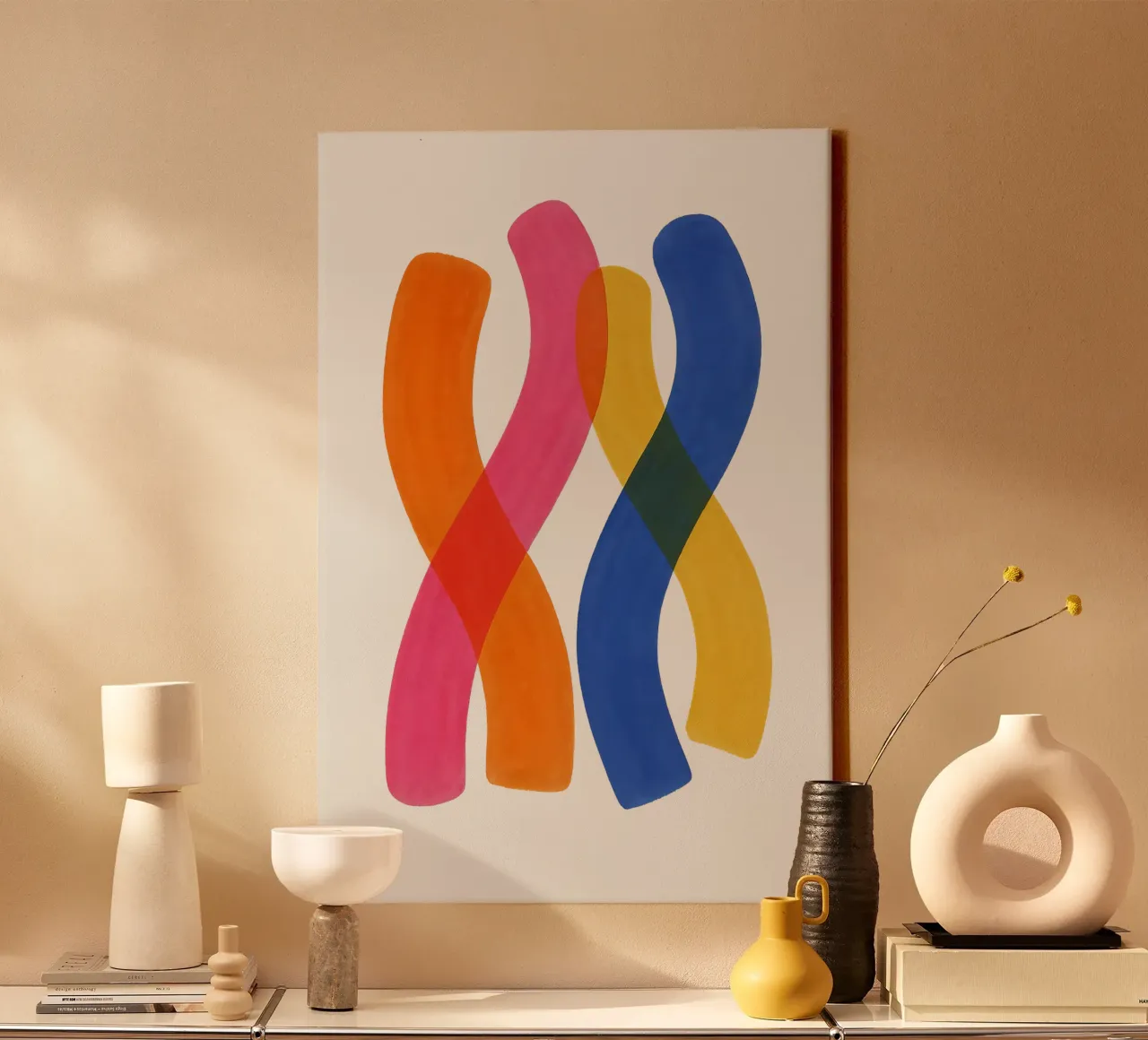 Twisted Spectrum - Flow Form Series toile de SMPLE
