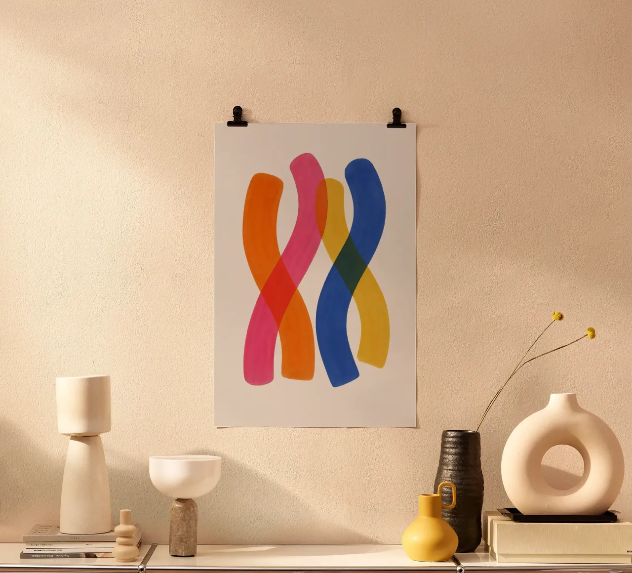 Twisted Spectrum - Flow Form Series poster by SMPLE