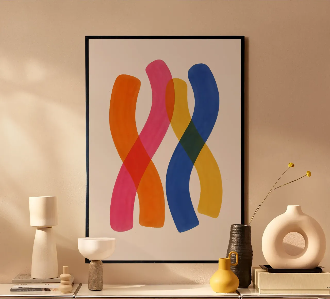 Twisted Spectrum - Flow Form Series poster by SMPLE