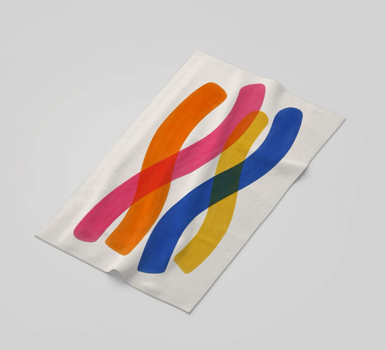 Twisted Spectrum - Flow Form Series Strandtuch von SMPLE