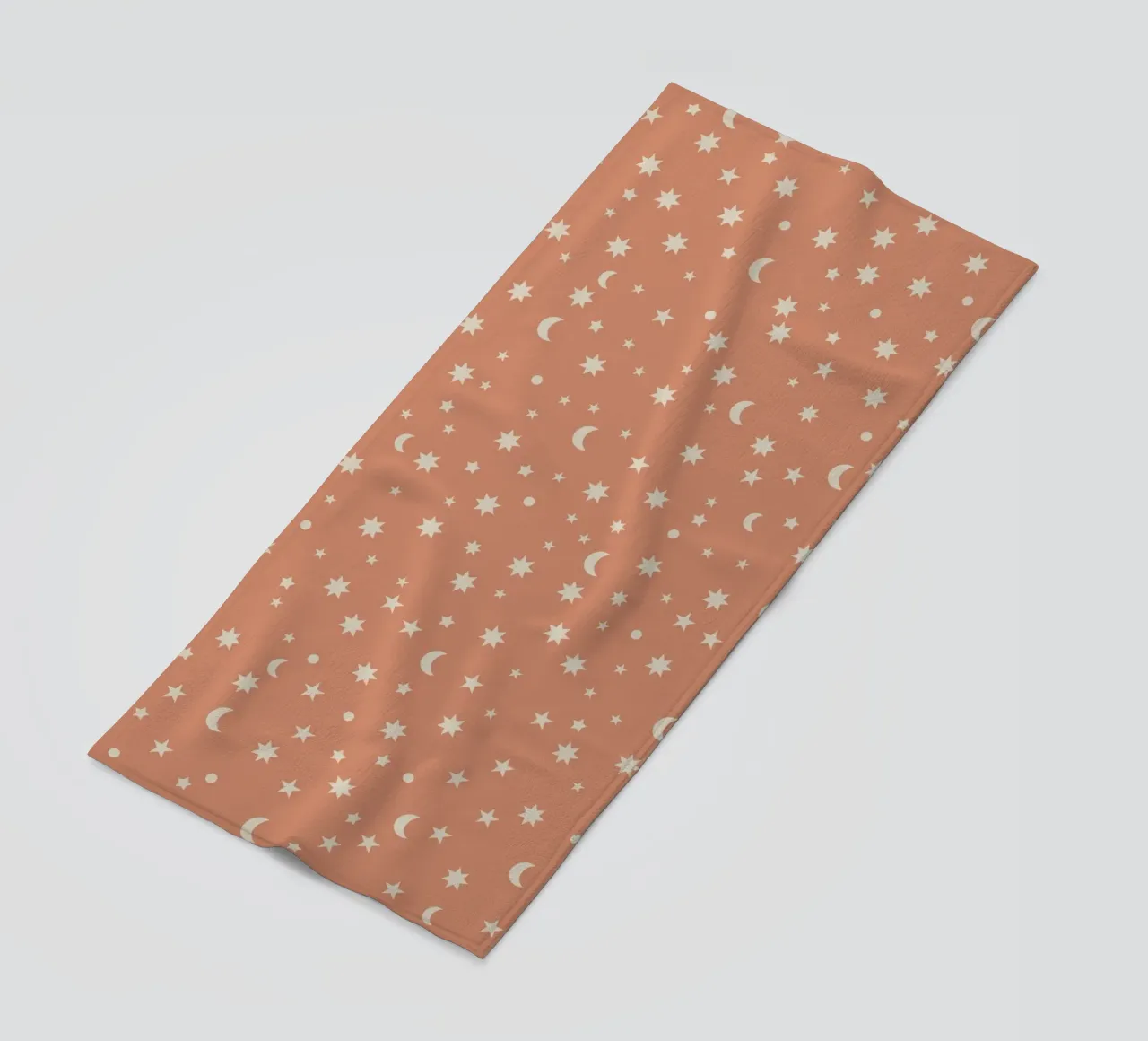 Stars Pattern - Warm beach towel by MoonlightPrint