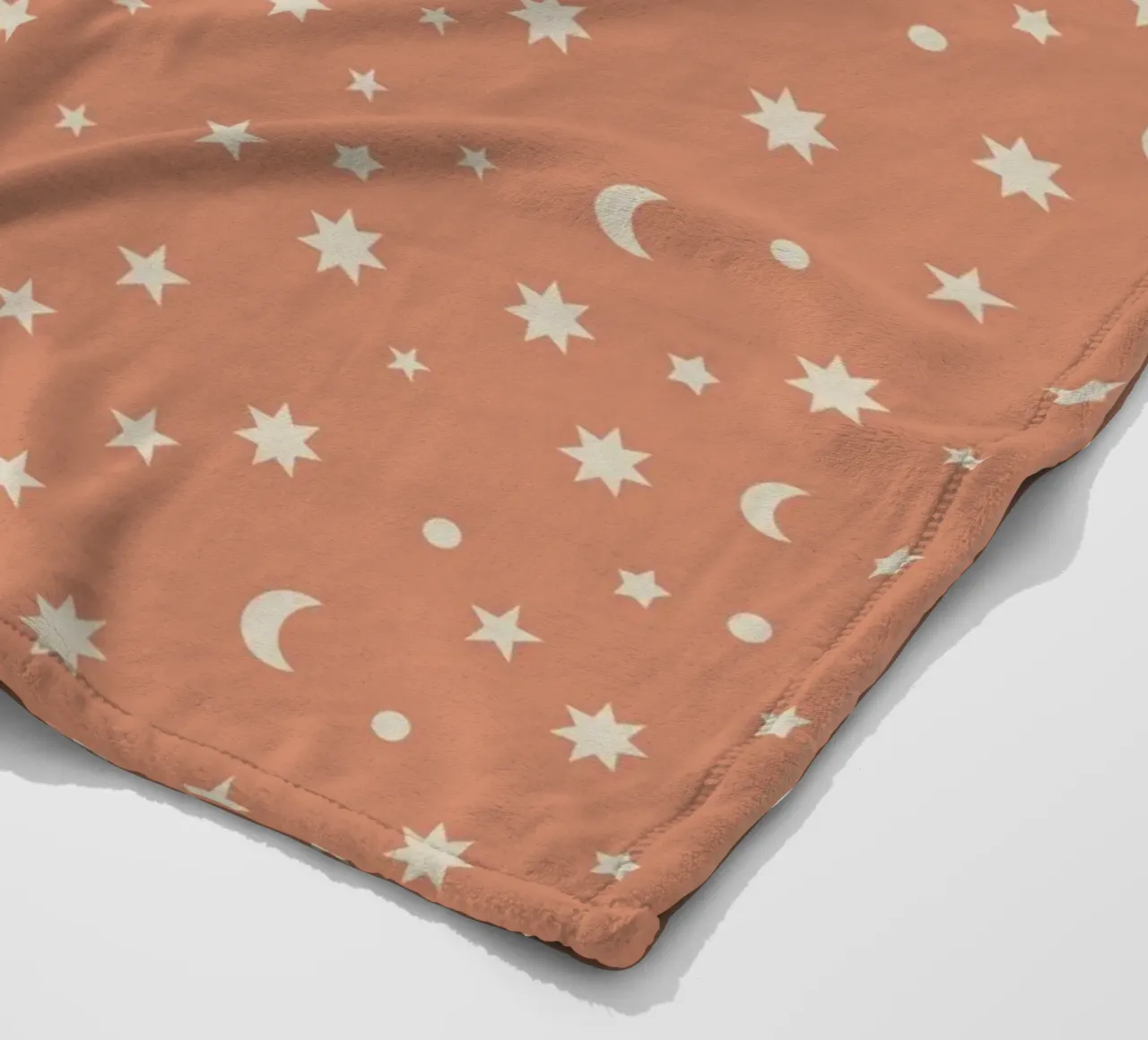 Stars Pattern - Warm fleece blanket by MoonlightPrint