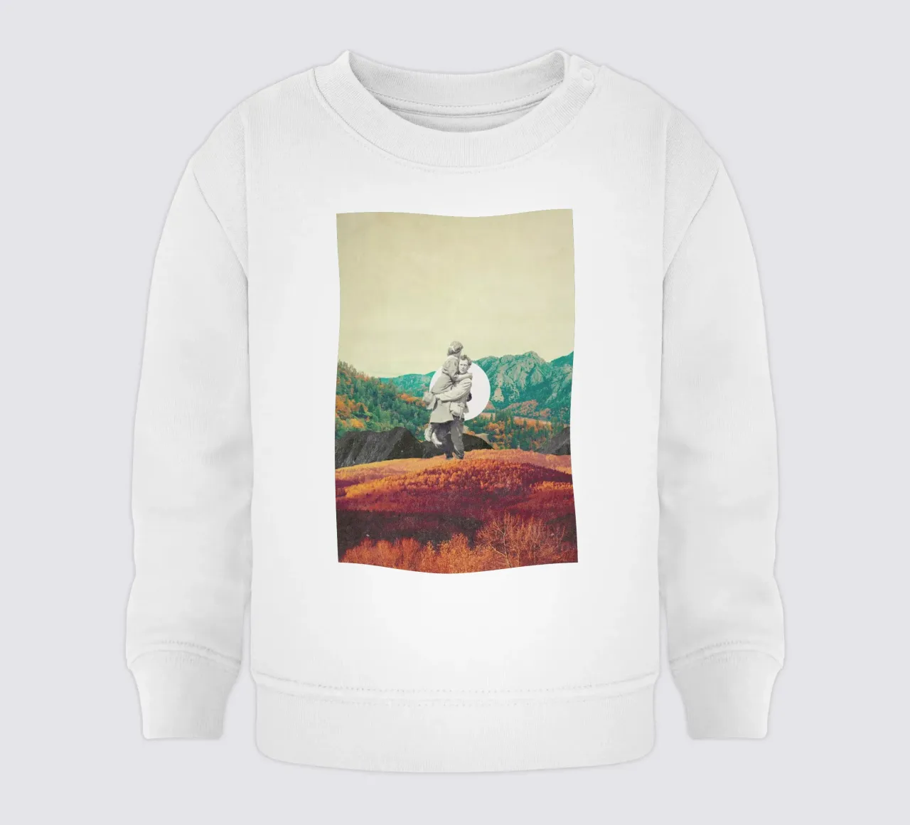 Promises Please Don't Look Back felpa neonato da Frank Moth