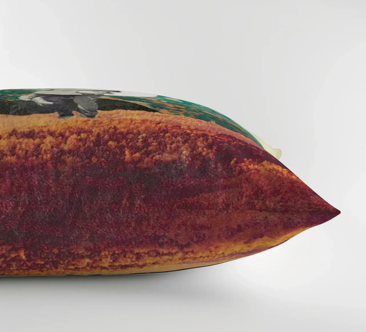 Promises Please Don't Look Back decorative cushion by Frank Moth