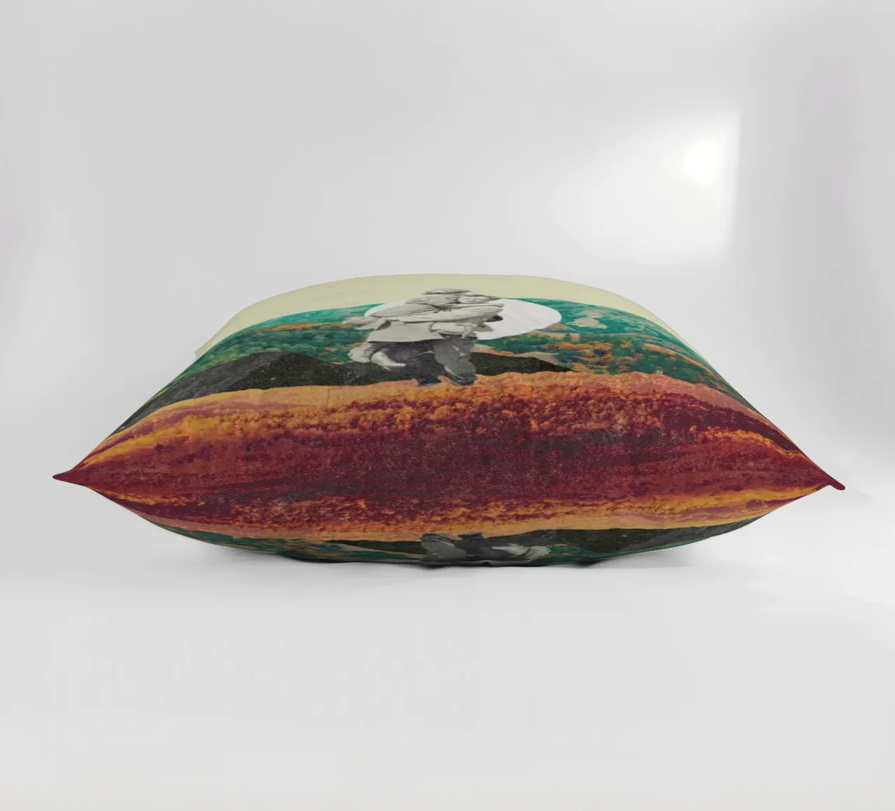 Promises Please Don't Look Back decorative cushion by Frank Moth