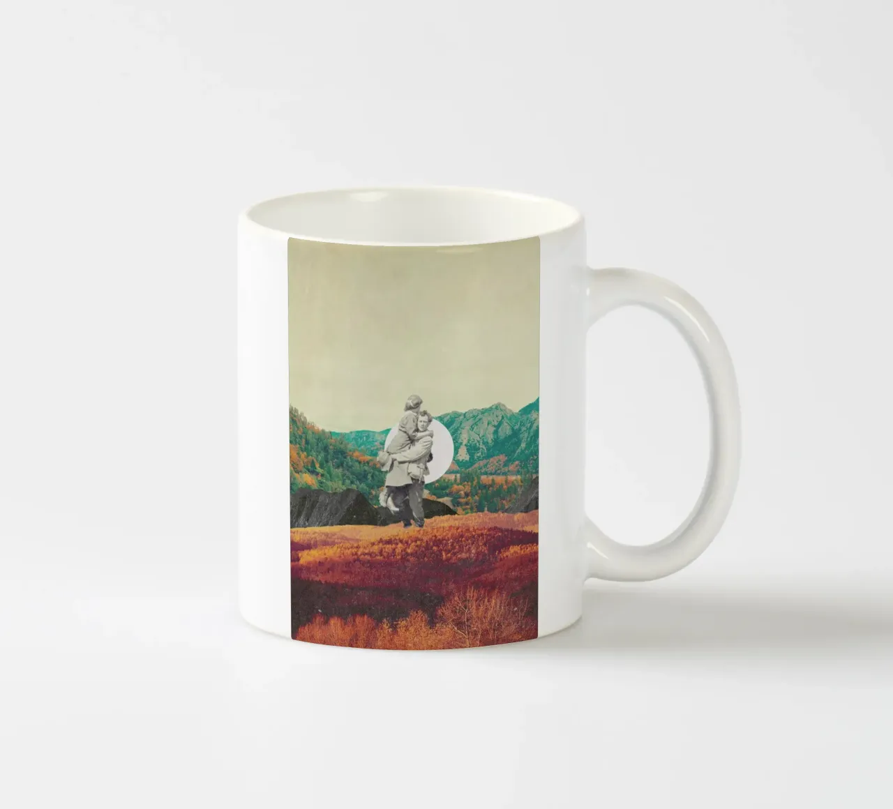 Promises Please Don't Look Back Keramik Tasse von Frank Moth