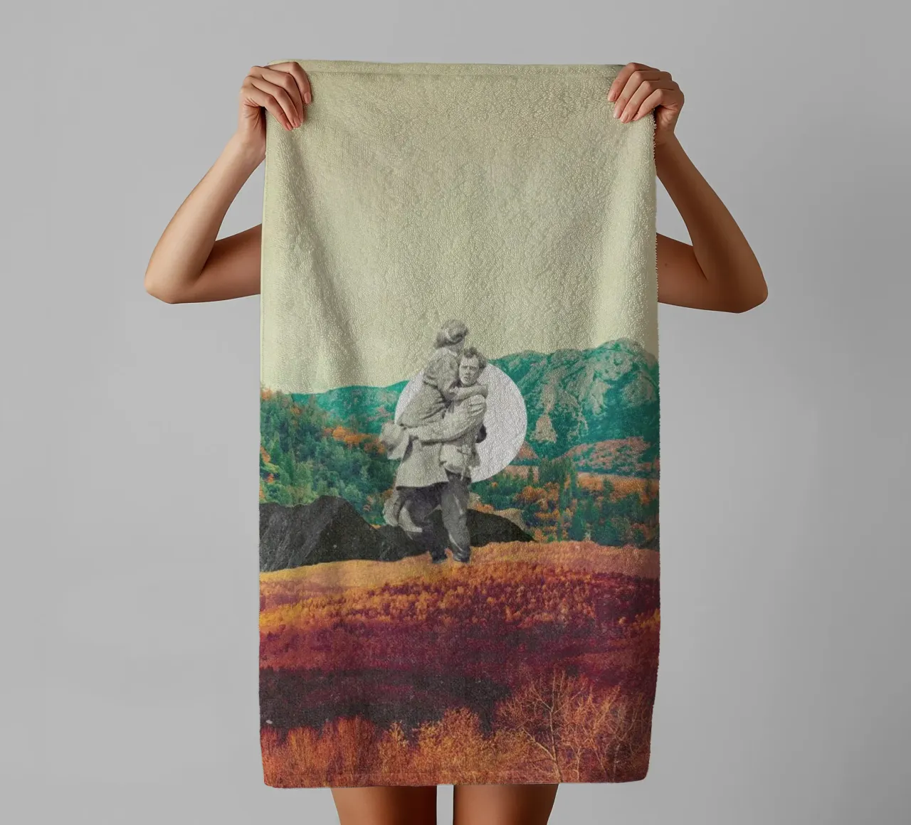 Promises Please Don't Look Back toalla de baño de Frank Moth
