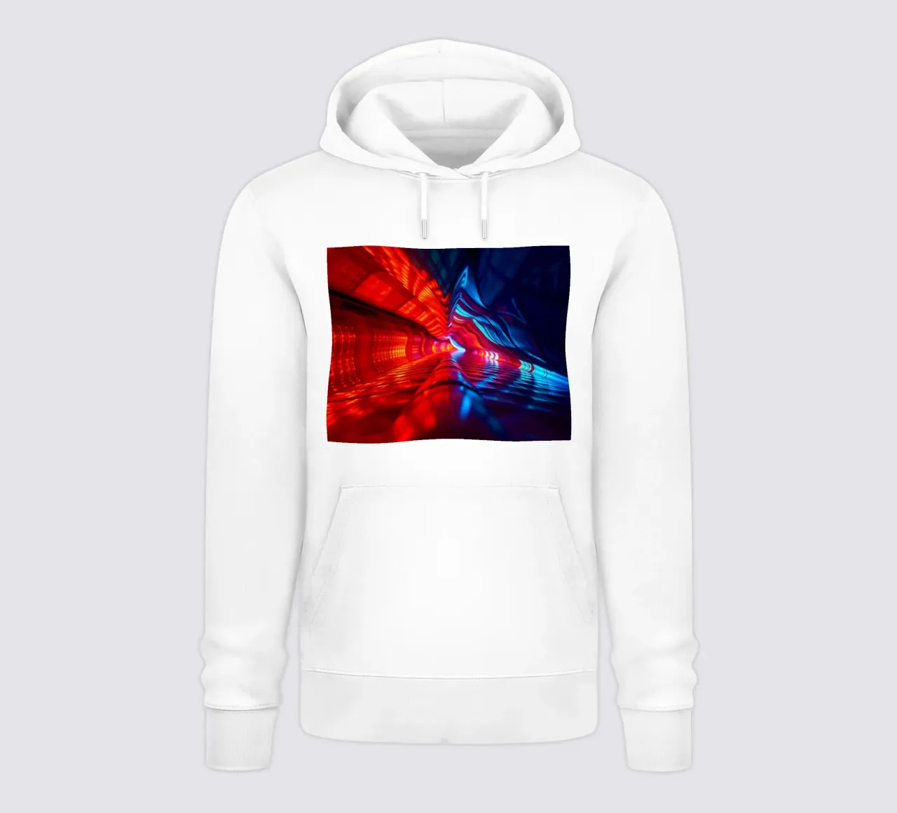 astrazione caratterizzata da colori e riflessi dinamici adatti a felpa con cappuccio da DesignDoodle