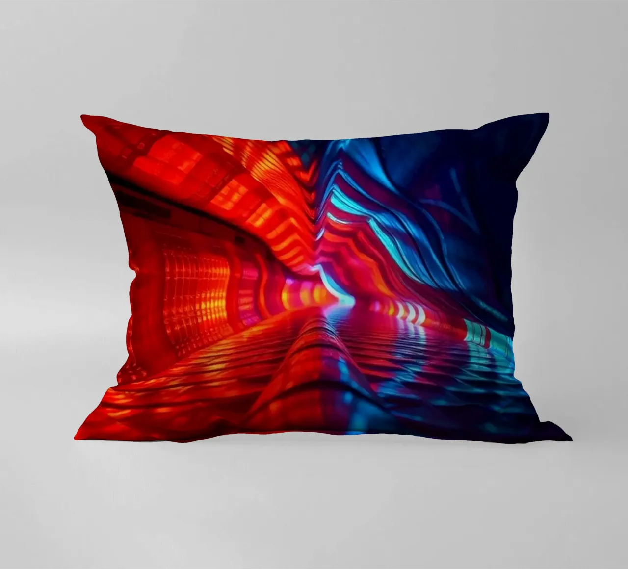 astrazione caratterizzata da colori e riflessi dinamici adatti a cuscino da DesignDoodle