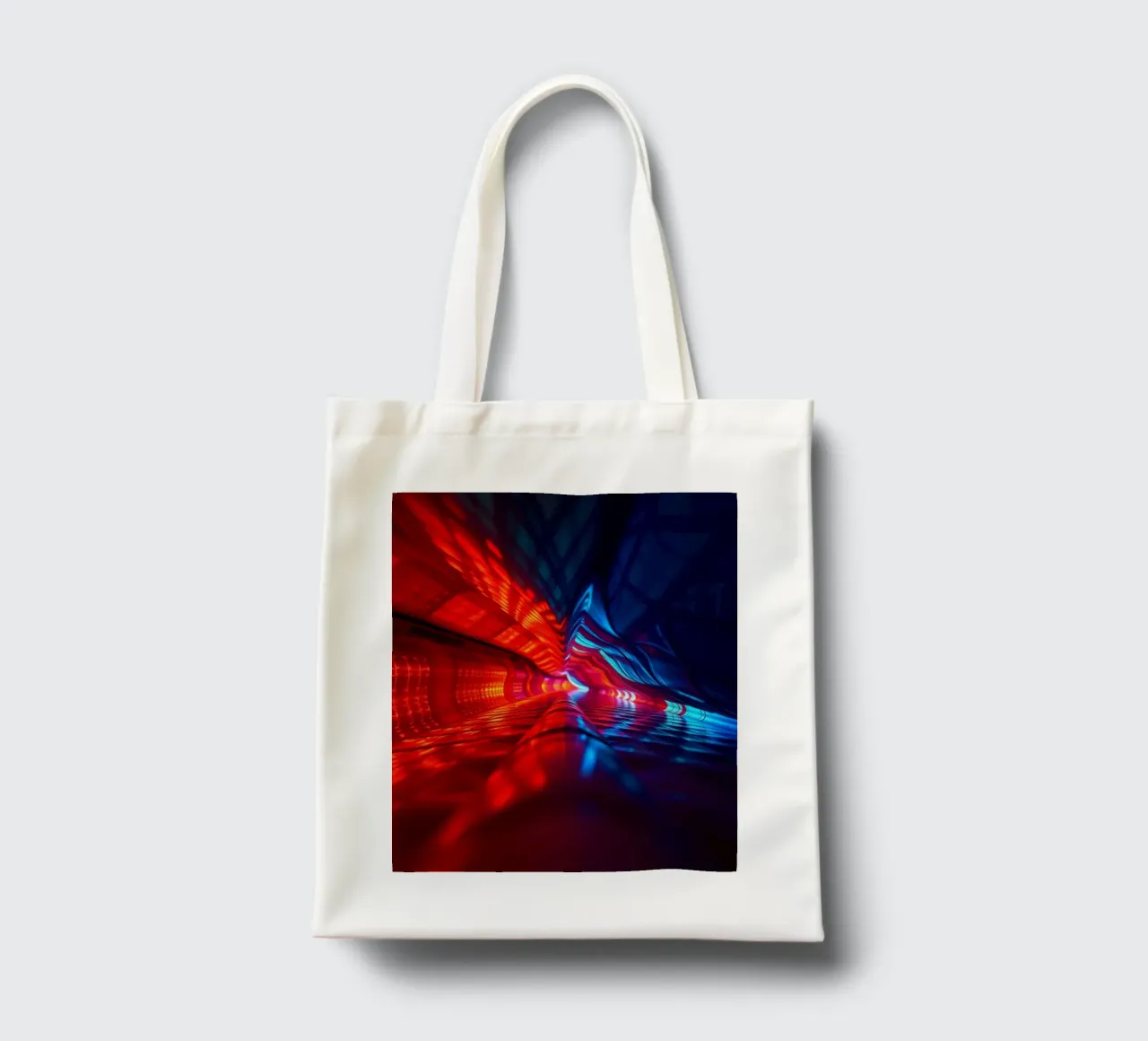 astrazione caratterizzata da colori e riflessi dinamici adatti a borsa in juta da DesignDoodle
