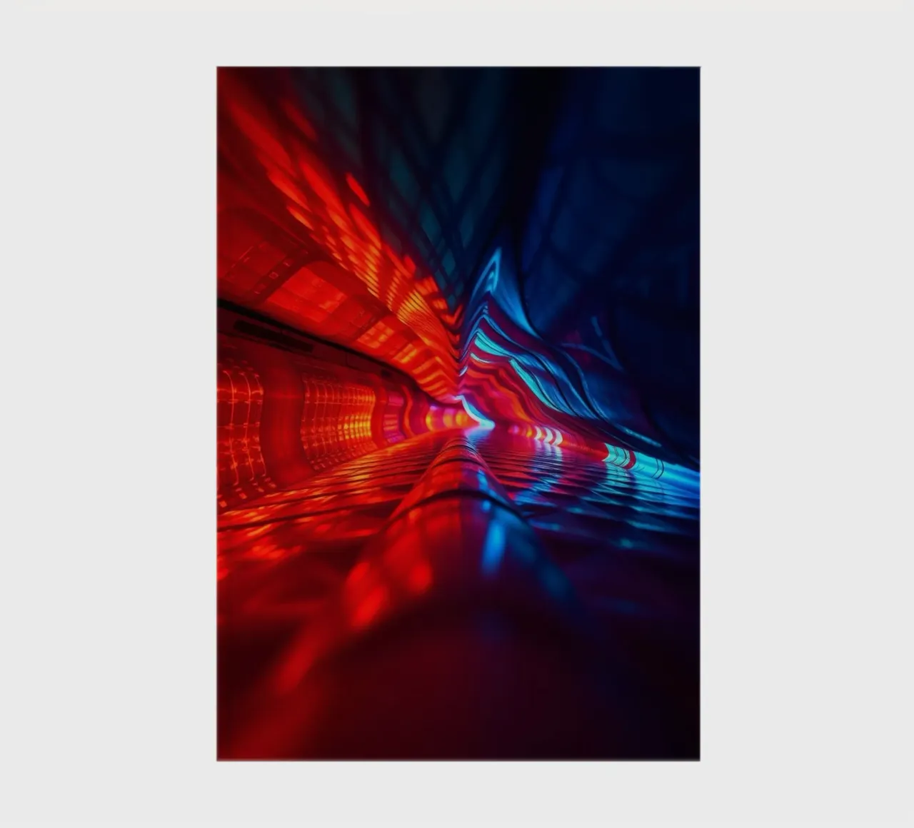 abstraction featuring dynamic colors and reflections suitabl notebook by DesignDoodle