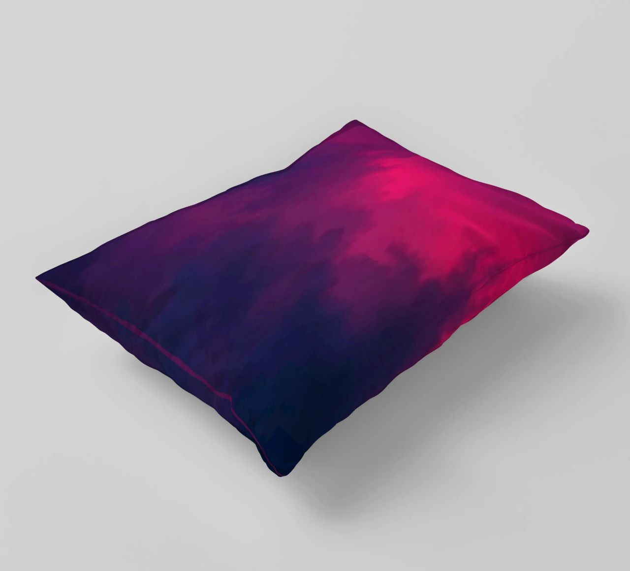 abstract background with vibrant clouds and soft gradients decorative cushion by DesignDoodle
