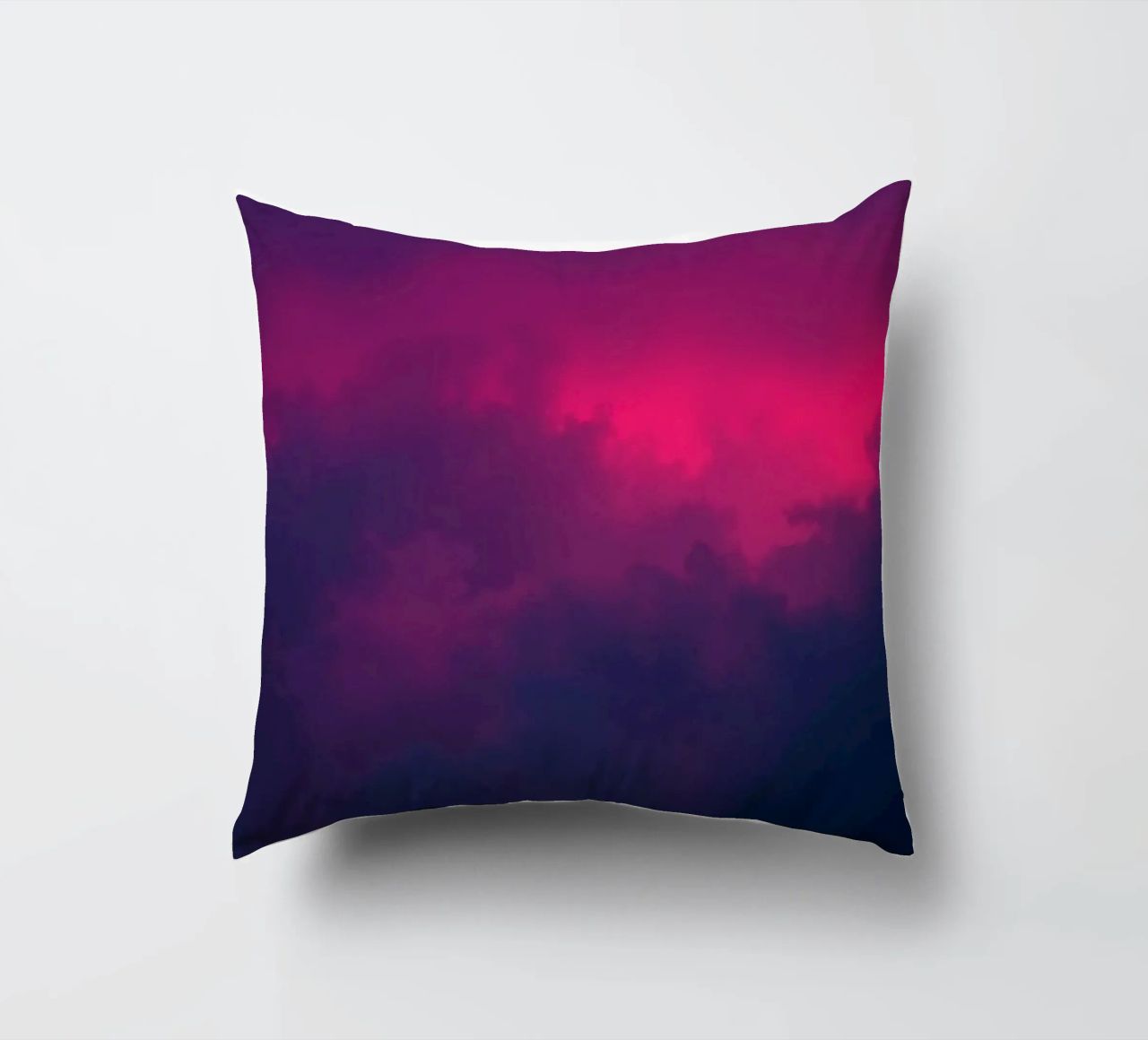 abstract background with vibrant clouds and soft gradients decorative cushion by DesignDoodle