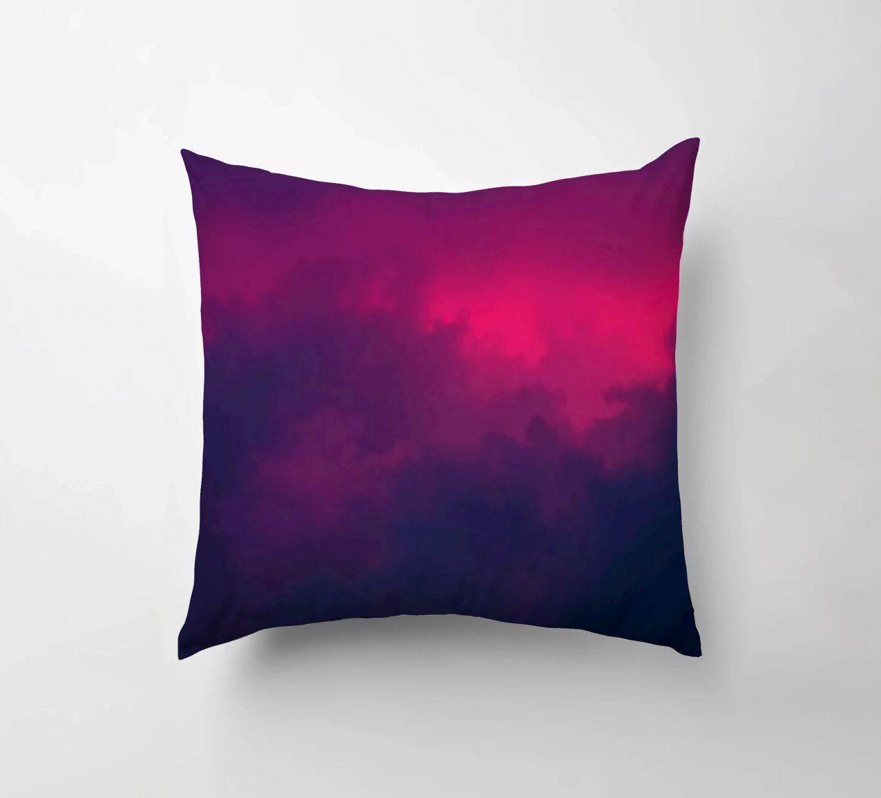 abstract background with vibrant clouds and soft gradients decorative cushion by DesignDoodle