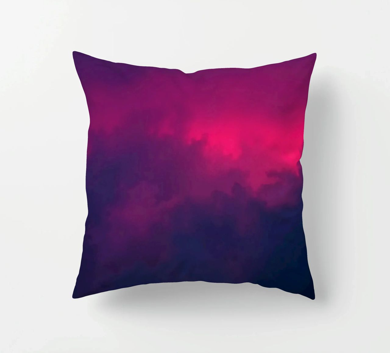 abstract background with vibrant clouds and soft gradients decorative cushion by DesignDoodle