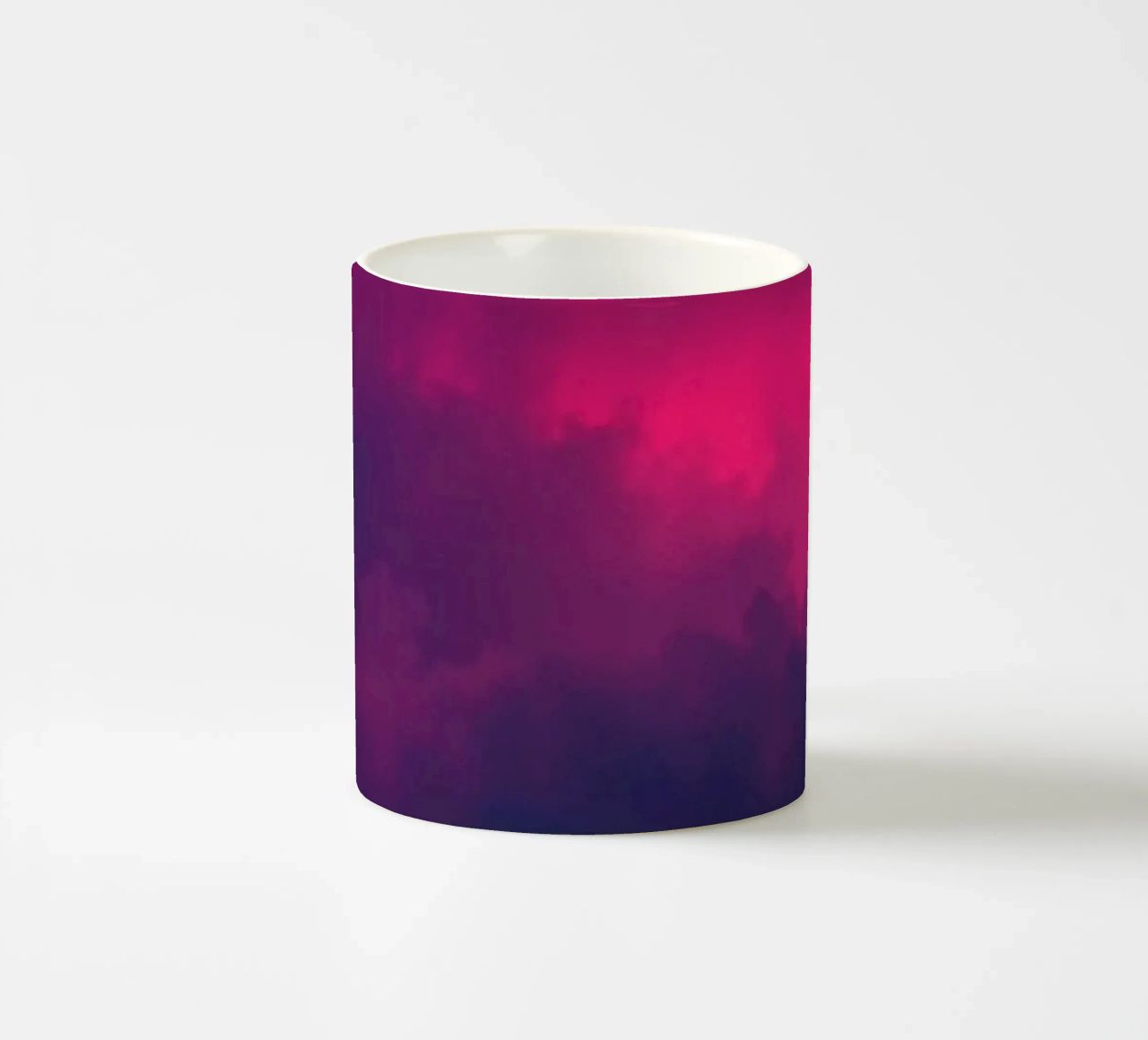 abstract background with vibrant clouds and soft gradients ceramic mug by DesignDoodle