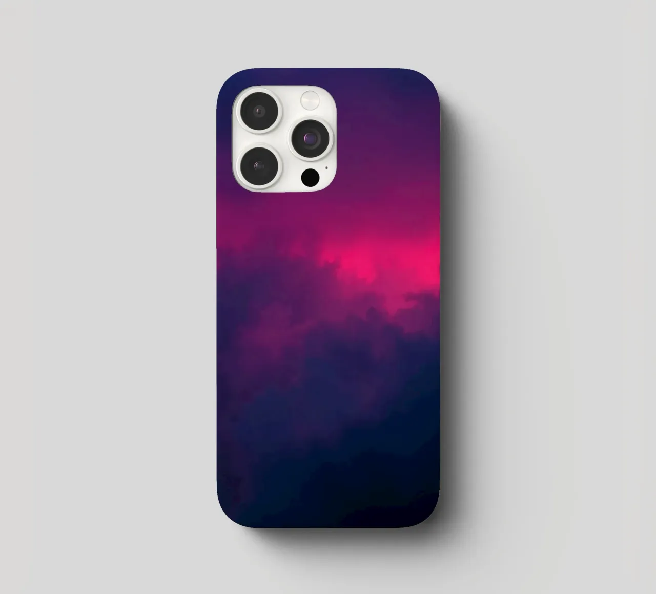 abstract background with vibrant clouds and soft gradients iphone case by DesignDoodle