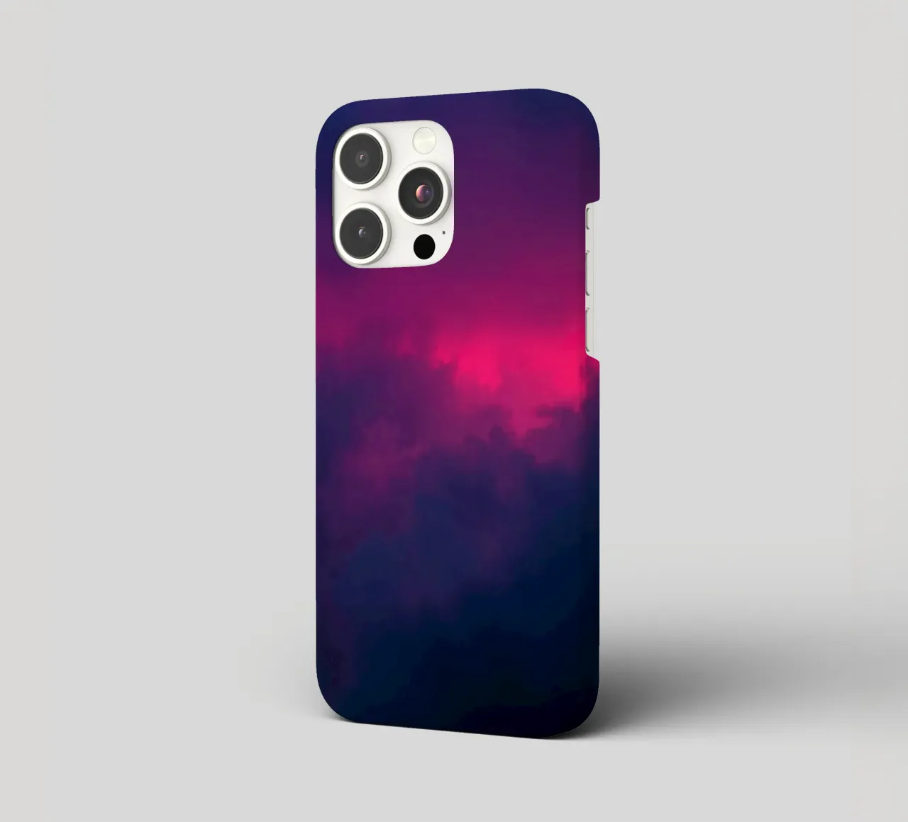 abstract background with vibrant clouds and soft gradients iphone case by DesignDoodle