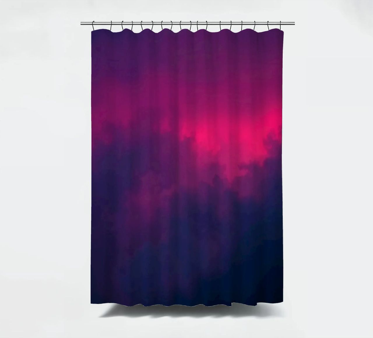 abstract background with vibrant clouds and soft gradients shower curtain by DesignDoodle