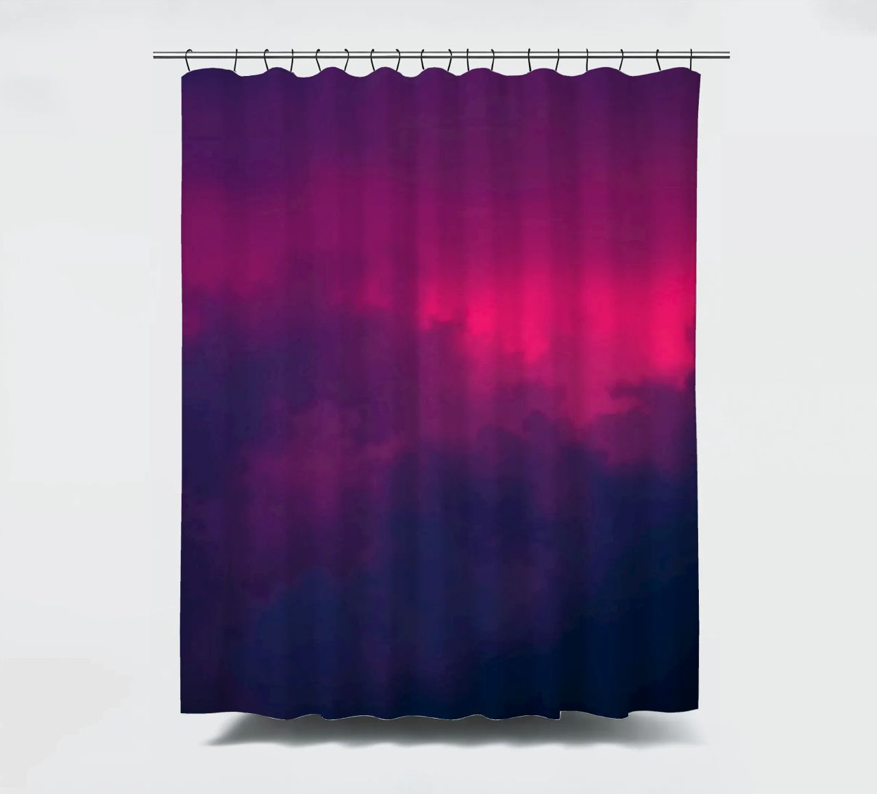 abstract background with vibrant clouds and soft gradients shower curtain by DesignDoodle