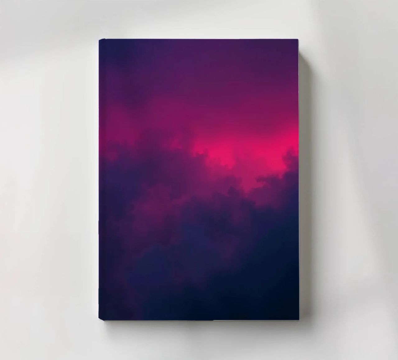 abstract background with vibrant clouds and soft gradients notebook by DesignDoodle