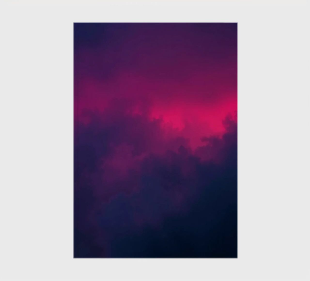 abstract background with vibrant clouds and soft gradients notebook by DesignDoodle