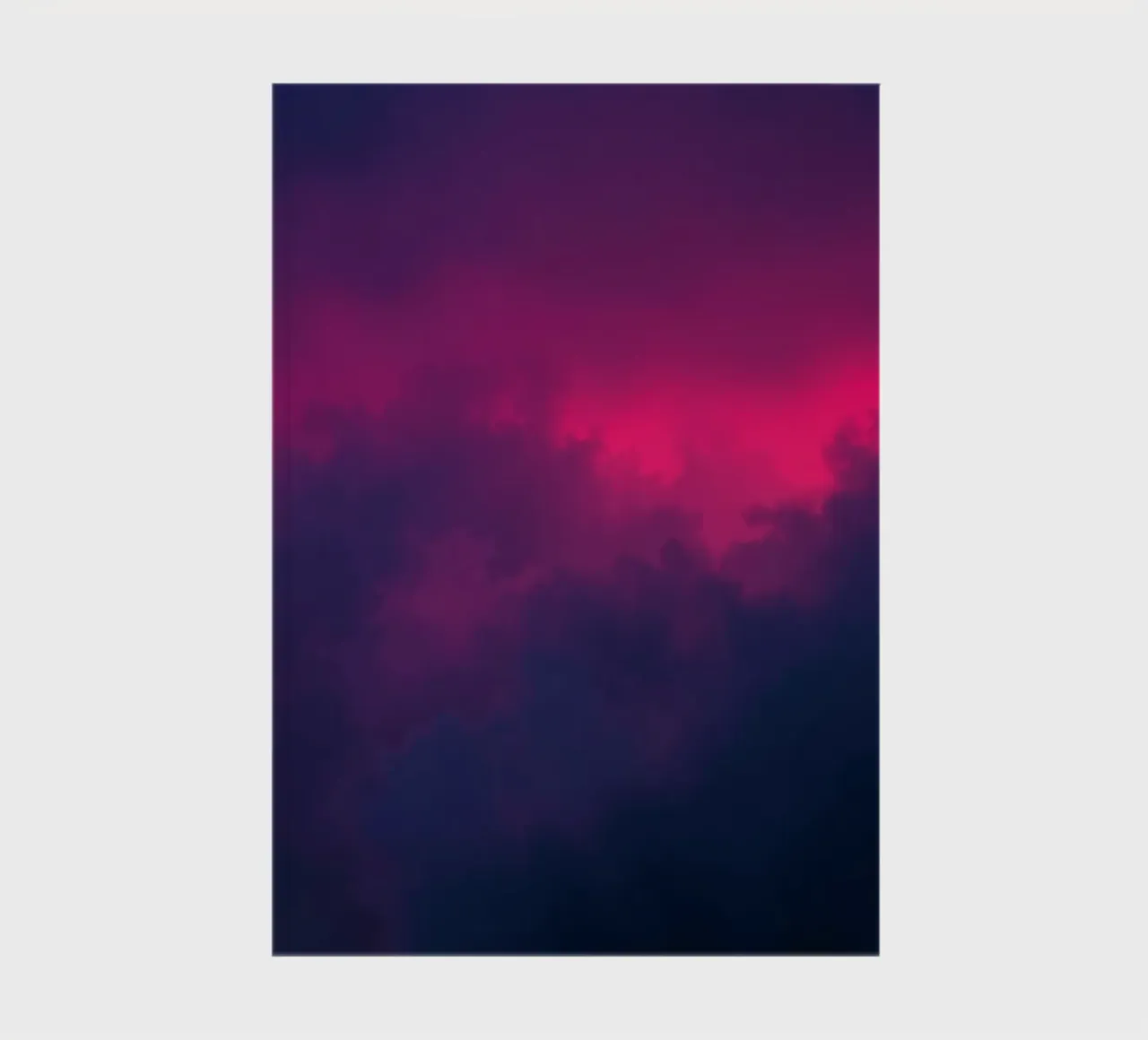 abstract background with vibrant clouds and soft gradients notebook by DesignDoodle